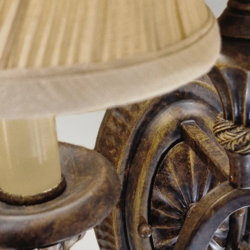 Kinkiet Drawing Room - 2 źródła światła - Orzech włoski - Wersja A