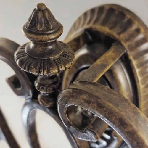 Kinkiet Drawing Room - 2 źródła światła - Orzech włoski - Wersja B