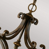 Żyrandol Drawing Room - 5 źródeł światła - Orzech włoski