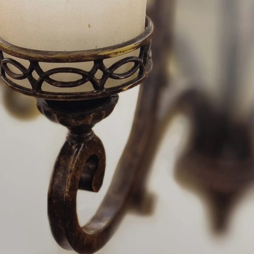 Żyrandol Drawing Room - 6 źródeł światła - Orzech włoski