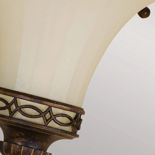 Kinkiet typu uplighter Drawing Room - 1 źródło światła - Orzech włoski