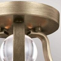 Półplafon Evington - 2 źródła światła - Złoty