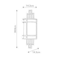 Kinkiet Fusion - 1 źródło światła - Naturalny mosiądz