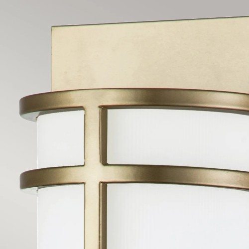 Kinkiet Fusion - 2 źródła światła - Naturalny mosiądz