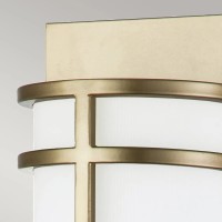 Kinkiet Fusion - 2 źródła światła - Naturalny mosiądz