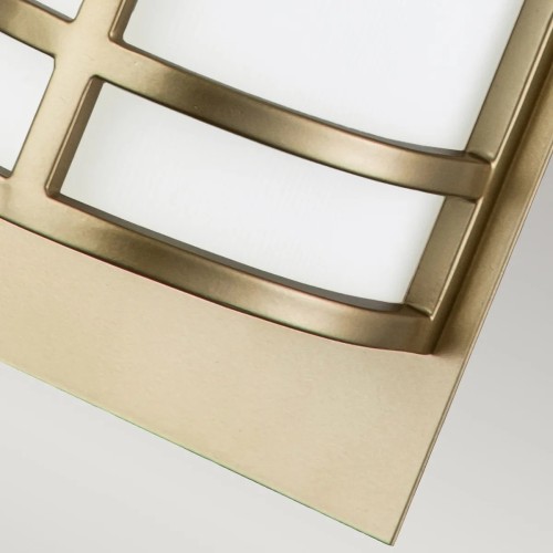 Kinkiet Fusion - 2 źródła światła - Naturalny mosiądz