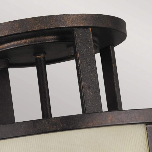 Półplafon Fusion - 3 źródła światła - Grecki brąz