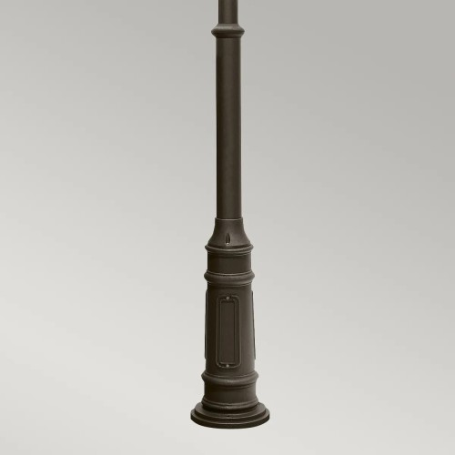 Latarnia uliczna Galena - 4 źródła światła - Ciemnobrązowy