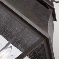 Latarnia wisząca Galena - 4 źródła światła - Ciemnobrązowy