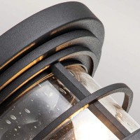 Plafon Lighthouse - 2 źródła światła - Teksturowana czerń