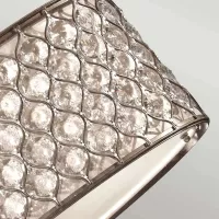 Lampa wisząca Lucia - 3 źródła światła - Oksydowane srebro - Wersja A
