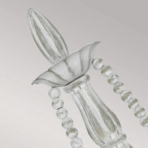 Kinkiet Maryville - 2 źródła światła - Przecierany szary