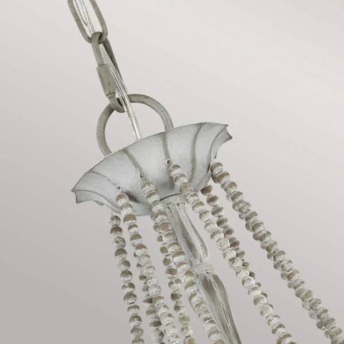 Żyrandol Maryville - 9 źródeł światła - Przecierany szary