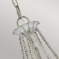 Żyrandol Maryville - 9 źródeł światła - Przecierany szary