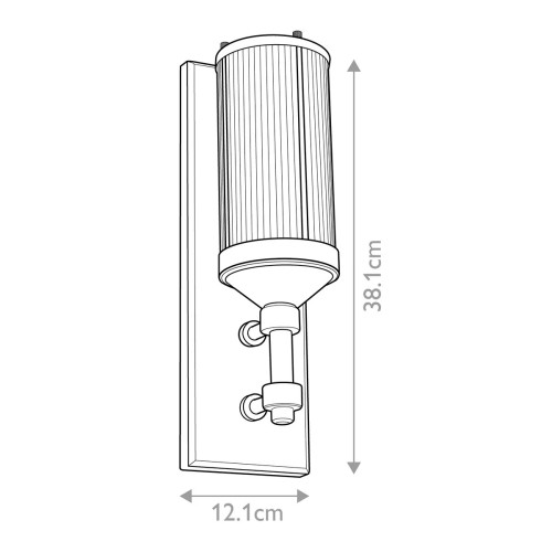 Kinkiet Paulson - 1 źródło światła - Chrom