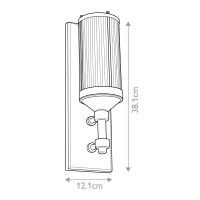 Kinkiet Paulson - 1 źródło światła - Chrom