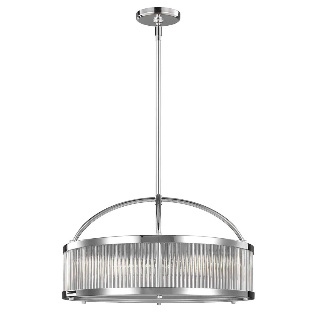Lampa wisząca Paulson - 6 źródeł światła - Chrom