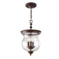 Półplafon Pickering Lane - 3 źródła światła - Klasyczny brąz