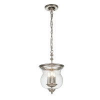 Półplafon Pickering Lane - 3 źródła światła - Polerowany nikiel