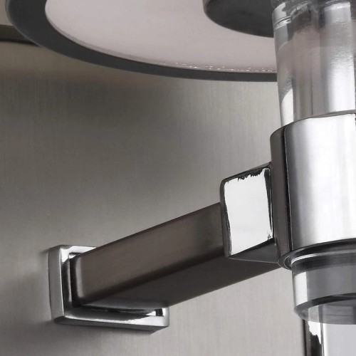 Kinkiet Prospect Park - 1 źródło światła - Satynowy nikiel, chrom