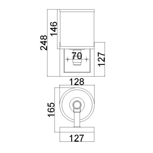 Kinkiet Prospect Park - 1 źródło światła - Satynowy nikiel, chrom