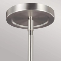 Lampa wisząca Prospect Park - 4 źródła światła - Satynowy nikiel, chrom