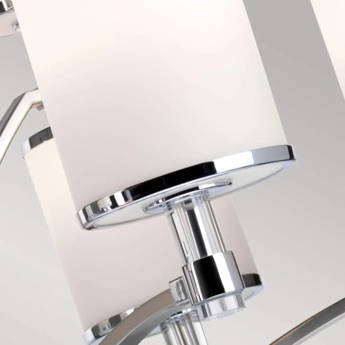 Żyrandol Prospect Park - 9 źródeł światła - Satynowy nikiel, chrom