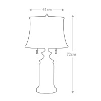Lampa stołowa Stateroom - 2 źródła światła - Mosiądz