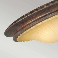 Plafon Stirling Castle - 2 źródła światła - Brytyjski brąz