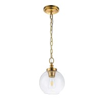 Lampa wisząca Tabby - 1 źródło światła - Oksydowany mosiądz