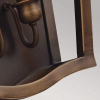 Kinkiet Yarmouth - 3 źródła światła - Postarzany mosiądz