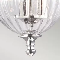 Mała lampa wisząca Finsbury Park - 3 źródła światła - Polerowany nikiel