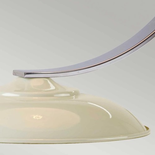 Lampa stołowa Franklin - 1 źródło światła - Kremowy