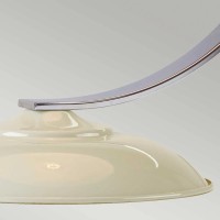 Lampa stołowa Franklin - 1 źródło światła - Kremowy