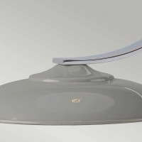 Lampa stołowa Franklin - 1 źródło światła - Szary