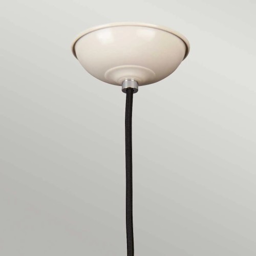Lampa wisząca Franklin - 1 źródło światła - Kremowy