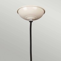 Lampa wisząca Franklin - 1 źródło światła - Kremowy
