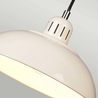 Lampa wisząca Franklin - 1 źródło światła - Kremowy