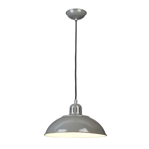 Lampa wisząca Franklin - 1 źródło światła - Szary
