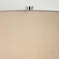 Lampa stołowa Fulwell - 1 źródło światła - Biały, szary